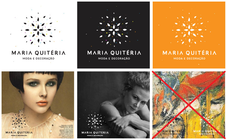 Manual de aplicação da marca Maria Quitéria