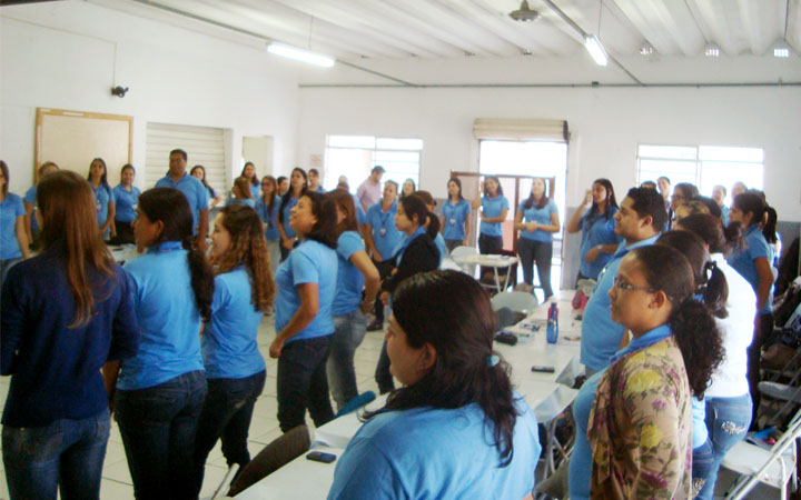 Equipe no workshop Vitae Brasil